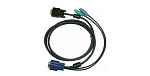 1000688487 кабель/ DKVM-IPCB5/10 KVM Cable with VGA and 2xPS/2 connectors for DKVM-IP8/T1, 5m, 10pcs/pack