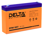 Аккумуляторная батарея Delta Аккумуляторная батарея для ИБП DTM 607 (6V/7Ah)