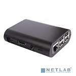 Raspberry 41433 Корпус PI 3/PI 2 model B/ model B+ (Black) овальный, на винтах (41433)