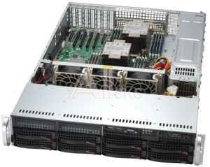 SYS-621P-TRT Сервер SUPERMICRO SuperServer 2U 621P-TRT noCPU(2)4th GenScalable/TDP 300W/no DIMM(16)DDR5/ noHDD(8)LFF/6xLP,M2/2x10GbE/2x1200W