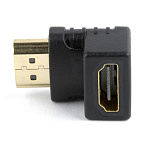 1501578 Cablexpert Переходник HDMI-HDMI 19F/19M, угловой соединитель 90 градусов, золотые разъемы (A-HDMI90-FML)