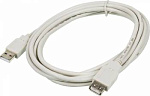 841879 Кабель-удлинитель Ningbo USB A(m) USB A(f) 3м серый
