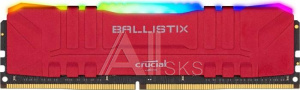 1289791 Модуль памяти CRUCIAL Ballistix RGB Gaming DDR4 Общий объём памяти 8Гб Module capacity 8Гб Количество 1 3000 МГц Множитель частоты шины 15 1.35 В RGB