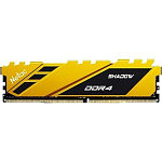 1942633 Радиатор Netac Память DIMM DDR4 16Gb PC21300 2666MHz CL19 Shadow yellow с радиатором (NTSDD4P26SP-16Y)