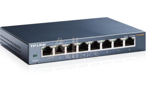 1000248840 Коммутатор TP-Link Коммутатор/ 8-port Desktop Gigabit Switch, 8 10/100/1000M RJ45 ports, metal case