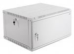 Шкаф коммутационный ЦМО ШРН-Эконом (ШРН-Э-6.350.1) настенный 6U 600x350мм пер.дв.металл 85кг серый 300мм 11кг 180град. 345мм