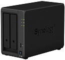 DS720+ Synology QC2,0GhzCPU/2GB(upto6)/RAID0,1,10,5,6/up to 2HDDs SATA(3,5' or 2,5')(upto 7 with DX517)/2xUSB3.0/2GigEth/iSCSI/2xIPcam(up to40)/1xPS/1YW (rep
