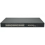 11056775 GIGALINK GL-SW-G305-30P Управляемый коммутатор L3 PoE GIGALINK, Stack, 24*1/2.5 Гбит/с PoE (8 портов 802.3BT, 16 портов 802.3at), 6*1/10Гбит/с