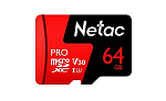 3226737 Карта памяти MICRO SDHC 64GB NT02P500PRO-064G-S NETAC