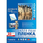 1136395 LOMOND 2800003 PET Self-Adhesive Clear Laser Film, прозрачная, самоклеящаяся, А4, 100 мкм, 25 листов