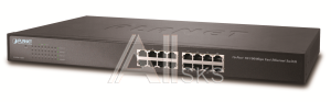 1000467327 Коммутатор Planet 16-Port 10/100Base-TX Fast Ethernet Switch
