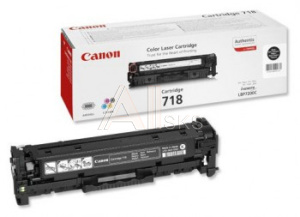 692218 Картридж лазерный Canon 718BK 2662B002 черный (3400стр.) для Canon LBP7200/MF8330/8350