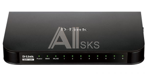 Маршрутизатор D-LINK DSR-150N/A4A, Wireless N300 VPN Router with 1 10/100Base-TX WAN ports, 8 10/100Base-TX LAN ports and 1 USB ports. Firmware for WW. 802.11b/g/n