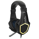 1441575 Oklick HS-L310G черный/золотой {1.5м мониторы оголовье (LPS-1530)} [359483]