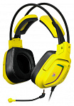 1529975 Наушники с микрофоном A4Tech Bloody G575 Punk желтый/черный 2м мониторные USB оголовье (G575 PUNK)