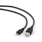 1387133 Bion Кабель USB 2.0 - micro USB, AM-microB 5P, 1.8м, черный [BXP-CCP-mUSB2-AMBM-018]
