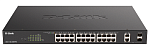 DGS-1100-26MPPV2/A3A Коммутатор D-LINK Настраиваемый L2 PoE-коммутатор, 24х1000Base-T PoE (4 порта 802.3bt 90 Вт), 2xCombo 1000Base-T/SFP, PoE-бюджет 525 Вт