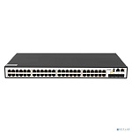 SNR SNR-S2989G-48TX-DC Управляемый коммутатор уровня 2+, 48 портов 10/100/1000Base-T, 4 порта 1/10G SFP+, VSF HA, встроенный БП 18-72V DC, разъем для