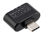 1218247 Адаптер Hama Premium USB Type-C (m) mini-Jack 3.5 (f) (00135747)