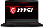 1847052 Ноутбук MSI GF63 Thin 10SCSR-1653XRU Core i5 10500H 8Gb SSD256Gb NVIDIA GeForce GTX 1650 Ti 4Gb 15.6" IPS FHD (1920x1080) Free DOS black WiFi BT Cam