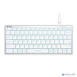 Клавиатура A4Tech Fstyler FX61 белый USB slim LED (FX61 WHITE)