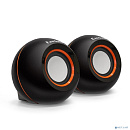Exegate EX287053RUS Акустическая система 2.0 ExeGate Disco 180 (питание USB, 2х3Вт (6Вт RMS), 100-20000Гц, черный)