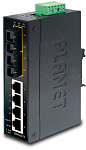 1000467455 ISW-621TS15 коммутатор для монтажа в DIN рейку/ IP30 Slim Type 4-Port Industrial Ethernet Switch + 2-Port 100Base-FX(15KM) (-40 - 75 C)