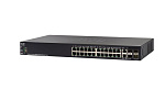 111240 Коммутатор [SF550X-24MP-K9-EU] Cisco SB SF550X-24MP 24-port 10/100 PoE Stackable Switch