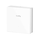 Точка доступа Wi-Fi CUDY AP1300E Wall AC1200 Gigabit Wall-Plate Access Point, 86x86mm
