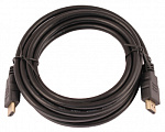 1047393 Кабель аудио-видео LAZSO WH-111 HDMI (m)/HDMI (m) 3м. позолоч.конт. черный (WH-111(3M))