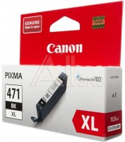 330020 Картридж струйный Canon CLI-471XLBK 0346C001 черный для Canon Pixma MG5740/MG6840/MG7740