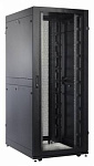 Шкаф серверный ЦМО (ШТК-СП-42.8.12-48АА-9005) напольный 42U 800x1190мм пер.дв.перфор. задн.дв.перфор.2-хст. 2 бок.пан. направл.под закл.гайки 1350кг ч