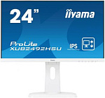 1027193 Монитор Iiyama 23.8" ProLite XUB2492HSU-W1 белый IPS LED 5ms 16:9 HDMI M/M матовая HAS Piv 1000:1 250cd 178гр/178гр 1920x1080 VGA DP FHD USB 5.4кг