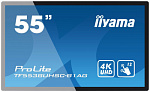 1061922 Панель Iiyama 55" TF5538UHSC-B1AG серый IPS LED 8ms 16:9 DVI HDMI M/M глянцевая 1100:1 500cd 178гр/178гр 3840x2160 D-Sub DisplayPort FHD 41кг