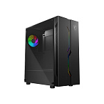 11061647 Корпус MSI MAG VAMPIRIC 010X Black Mid-Tower (ATX/mATX/Mini-ITX, без БП, Steel, Plastic, Tempered Glass, HD Audio, USB
