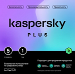 KL1050ROEFS Kaspersky Plus + Who Calls 5-Device 1Y Base Card