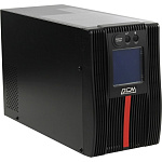 1608824 PowerCom Macan MAC-1000 ИБП {On-Line, 1000VA / 1000W, Tower, 4 xC13, LCD, Serial+USB, SNMPslot, подкл. доп. батарей} (1034861)