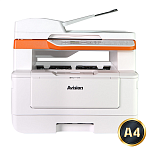 000-1080A-0KG Avision AM40Q МФУ светодиодное A4 Ч/Б (A4, P/C/S, 40 стр/мин, 512Мб, дуплекс, 2trays10+250, ADF50, USB/Eth/extUSB, с.к.3000стр, к.USB)