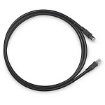 11052072 Cabeus PC-ARM-FTP-RJ45-Cat.6a-1m-PE Патч-корд F/UTP, категория 6a, 2xRJ45/8p8c, экранированный, армированный гофрированной стальной лентой, черный, РЕ