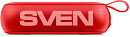 1000523675 АС SVEN PS -75, красный (6 Вт, Bluetooth, FM, USB, microSD, 1200мА*ч)