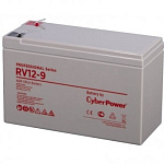 1740527 CyberPower Аккумуляторная батарея RV 12-9 12V/9Ah {клемма F2, ДхШхВ 151х65х94мм, высота с клеммами 100, вес 2,8кг, срок службы 8 лет}