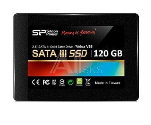1269186 SSD жесткий диск SATA2.5" 120GB V55 SP120GBSS3V55S25 SILICON POWER
