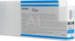 676227 Картридж струйный Epson T5962 C13T596200 голубой (350мл) для Epson St Pro 7900/9900