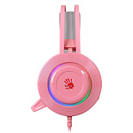 1793206 Наушники с микрофоном A4 Bloody G521 розовый 2.3м мониторные USB (G521 (PINK)) 1379891
