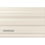 1000697769 Внешние HDD и SSD/ Samsung External SSD T7 Shield, 1TB, Type C-to-C/A, USB 3.2 Gen2, R/W 1050/1000MB/s, IP65, 88x59x13mm, 98g, Beige (12 мес.)
