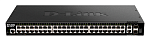 DGS-1520-52/A1A Коммутатор D-LINK PROJ Управляемый L3 стекируемый , 48x1000Base-T, 2x10GBase-T, 2x10GBase-X SFP+, CLI, порт управления 1000Base-T, консольный порт RJ-4