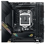 ASUS ROG STRIX B460-I GAMING, LGA1200, B460, 2*DDR4, HDMI+DP, SATA3 + RAID, Audio, Gb LAN, USB 3.2*9, USB 2.0*3, COM*1 header (w/o cable), mITX ; 90MB