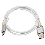 1961072 Filum Кабель USB 2.0 Pro, 1 м., 2A, индикатор заряда, разъемы: USB A male- USB Type С male, пакет. [FL-CPro-U2-AM-CM-1M-L1] (956491)