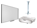 Интерактивная доска SMART SBM787V с проектором SMART UL110W и креплением DIGIS DSM-2