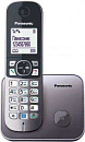 786162 Р/Телефон Dect Panasonic KX-TG6811RUM серый металлик АОН